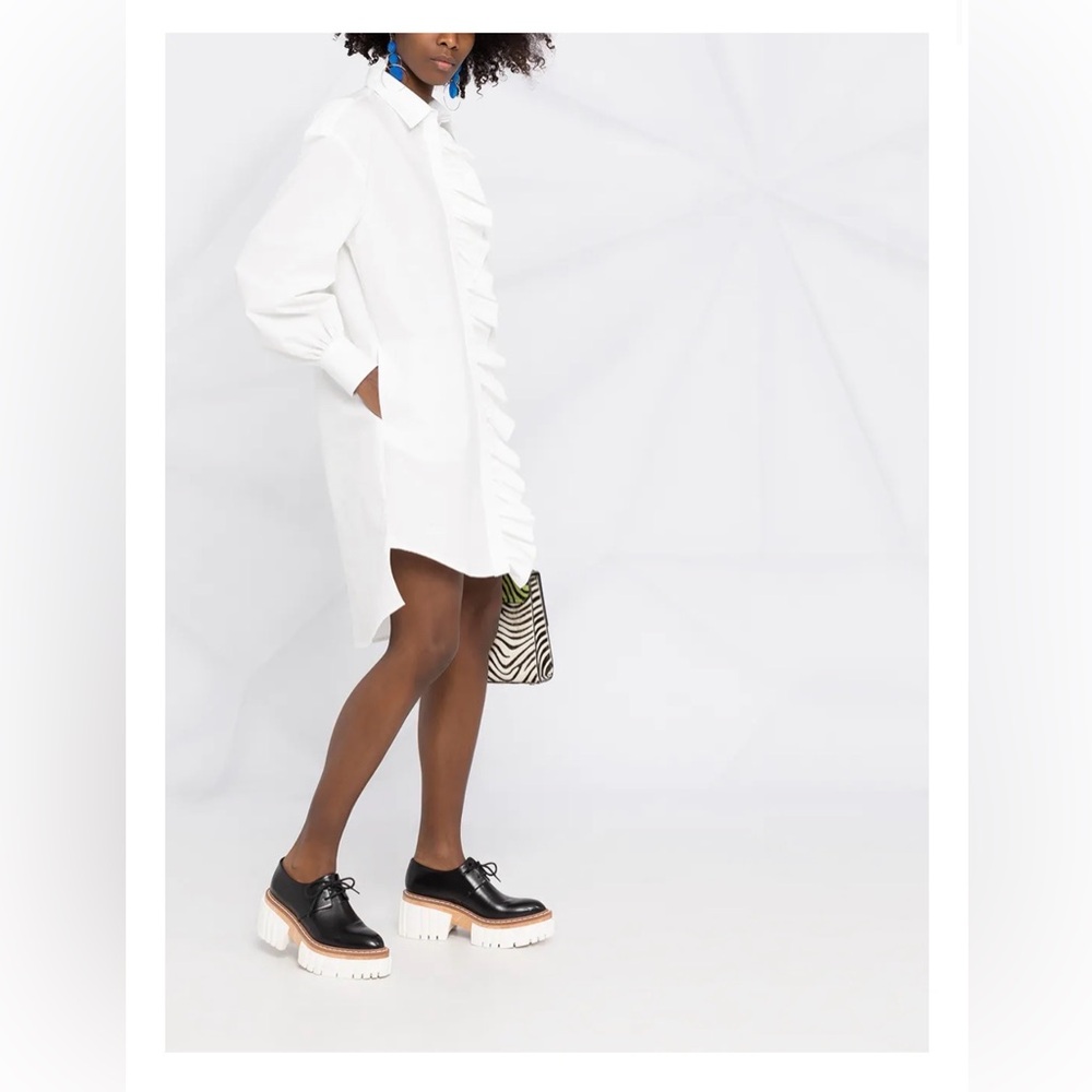 MSGM ruffle detail shirt dress IT 40 - Picture 5 of 9
